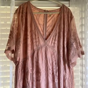 Pink Blush Maternity Dress 3x